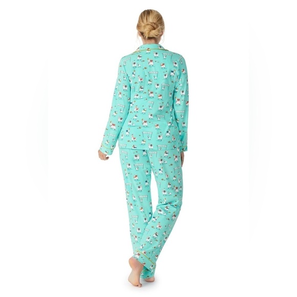 NEW Bedhead Long Sleeve Classic Stretch Jersey PJ Set - Happy Llamakkah XL - Picture 5 of 12